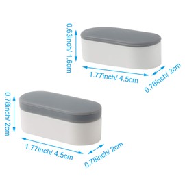 iFealClear 8 Pcs Universal Toilet Seat Bumpers for Bidet, Toilet Lid Rubber Bumpers for Changing Heights, Strong Adhesion Toilet Seat Bidet Buffer with 8 Extra Thickness Pads for Home, Hotel, Hospital