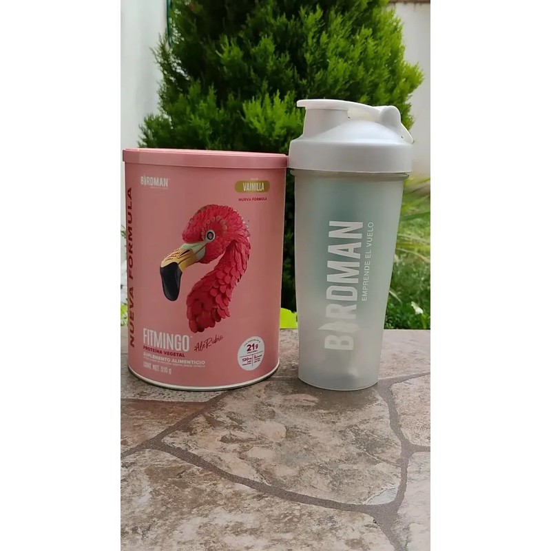 Kit Birdman Proteína Fitmingo 510g Shaker 600ml