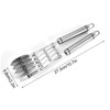Ruiqas 5 Wheel Stainless Steel Pastry Pizza Cutter Dough Cutter