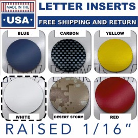 Advanced Trims Raised White Plastic Letters TRD Skid Plate compatible with 4Runner 2015-2018