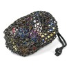 Drawstring Game Dice Pouch - Large Capacity Stainless Steel Drawstring
