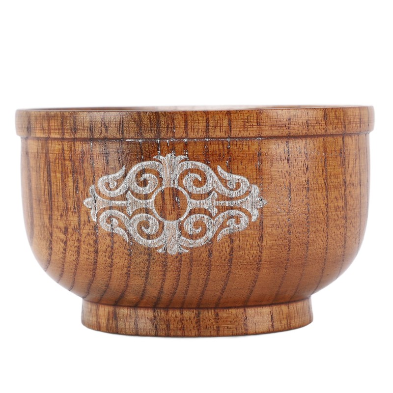 Bowl Sour Jujuba Wood Handmade Anti Scald Classic Rice Bowl