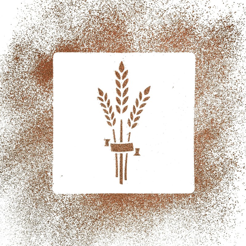 Güden Pack of 4 European Artisans Bread Stencils (Stencil Group1)