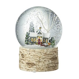 Heaven Sends Christmas House Snow Globe Decoration