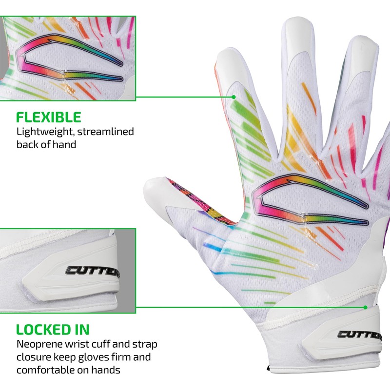 Cutters - Guantes de receptor Game Day Pro LE Multi