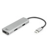 ACT USB C HDMI Adapter with Aluminium Housing, 4K@30Hz Dual