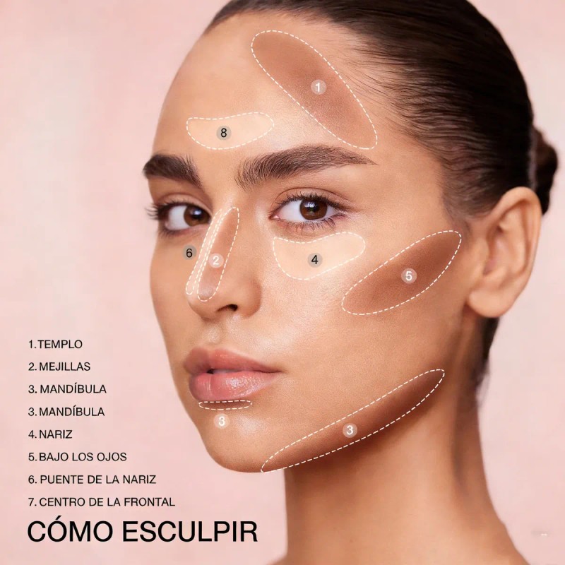Lápiz Corrector Facial Para Contorno Rostro Contour Stick