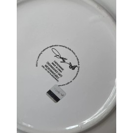 Dolly Parton NEW Dolly Parton Holiday Dessert Holly Berries & Guitar Christmas Plate 8.25”