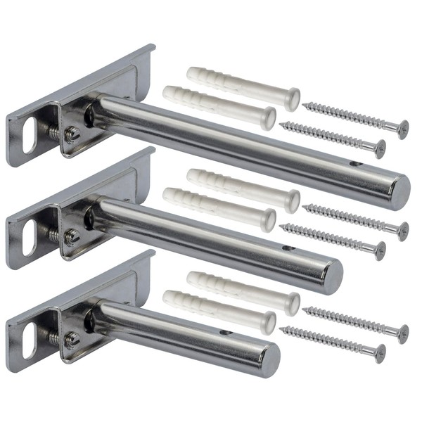 Stahlia Shelf Support Invisible Shelf Support 12.5 cm Metal (Pack