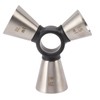 3 End Bar Measuring Cup 304 Stainless Steel Ergonomic Wine