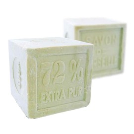 Foufour Natural Verte Olive Oil Marseille Traditional French Receipt Soap Cube 600G by Foufour