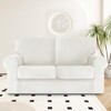vctops 5 Pieces Velvet Stretch Sofa Cover for 2 Seater
