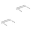 STOBAZA 2pcs Foldable Kitchen Trash Bag Holder Wall Mounted Rack