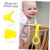 SHOWERORO Infant Bed Pull Rings 2 Pack Crib Hanging Rings