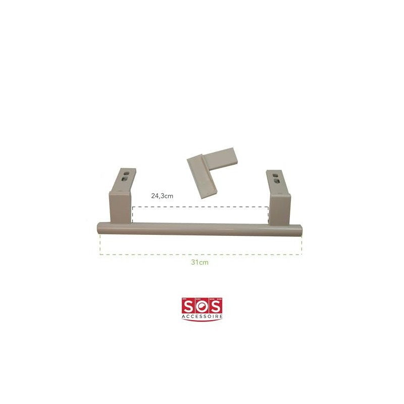 LIEBHERR - POIGNEE PORTE FRIGO CONGELATEUR LIEBHERR 24.5CM 7430670 -