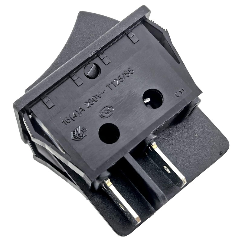 1-Pack Canal R Series Rocker Switch 16A/20A 125VAC/250VAC 4-Pin DPST