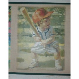 York GREEN Sports Children Toddlers Baseball Golf Pre-pasted Border Wallpaper
