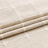 MitoVilla Boho Small Stall Shower Curtain 36 x 72, Tan