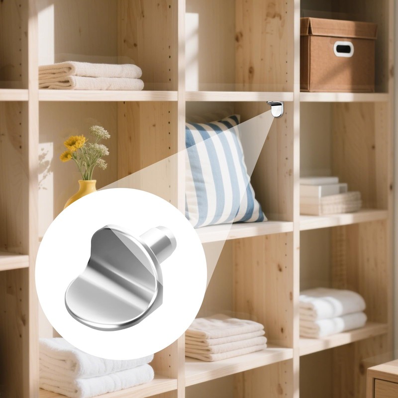 Asheyya 70 Pcs Shelf Support Pegs, 5 mm L Shape