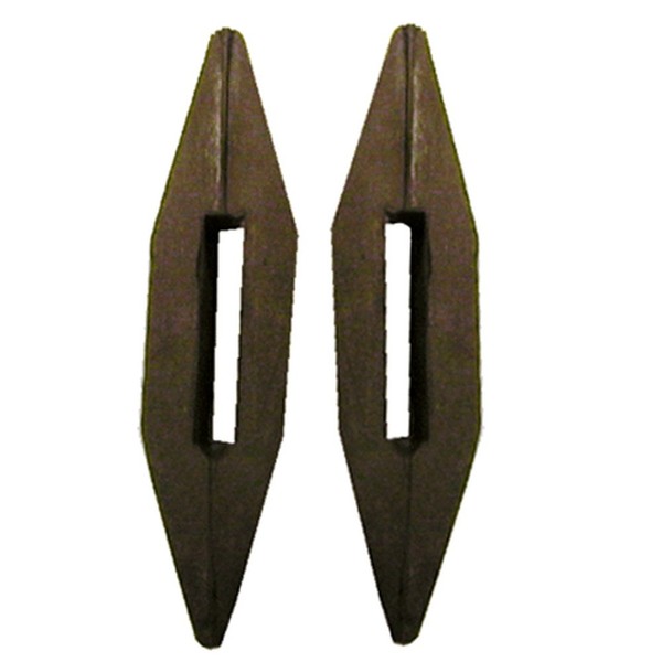 REIN STOPS BROWN/PAIRS