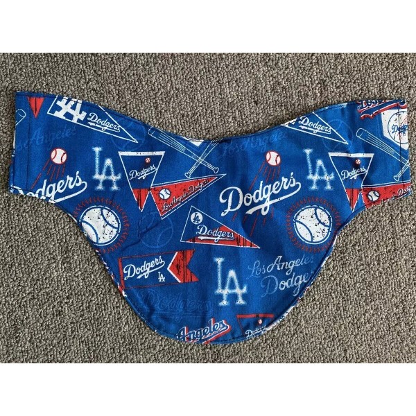 Hand Crafted Los Angeles Dodgers Baseball X-ray Thyroid Shield Cover
