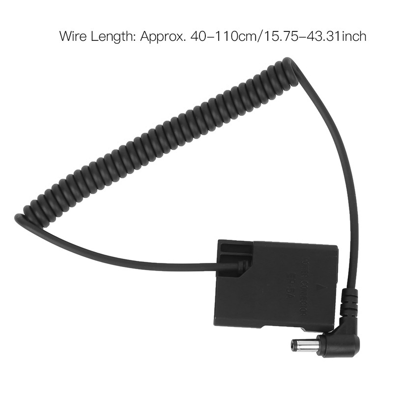 DC to ENEL14 Full Decoder Dummy Battery for Nikon D3400/D5200/D7100/D5100