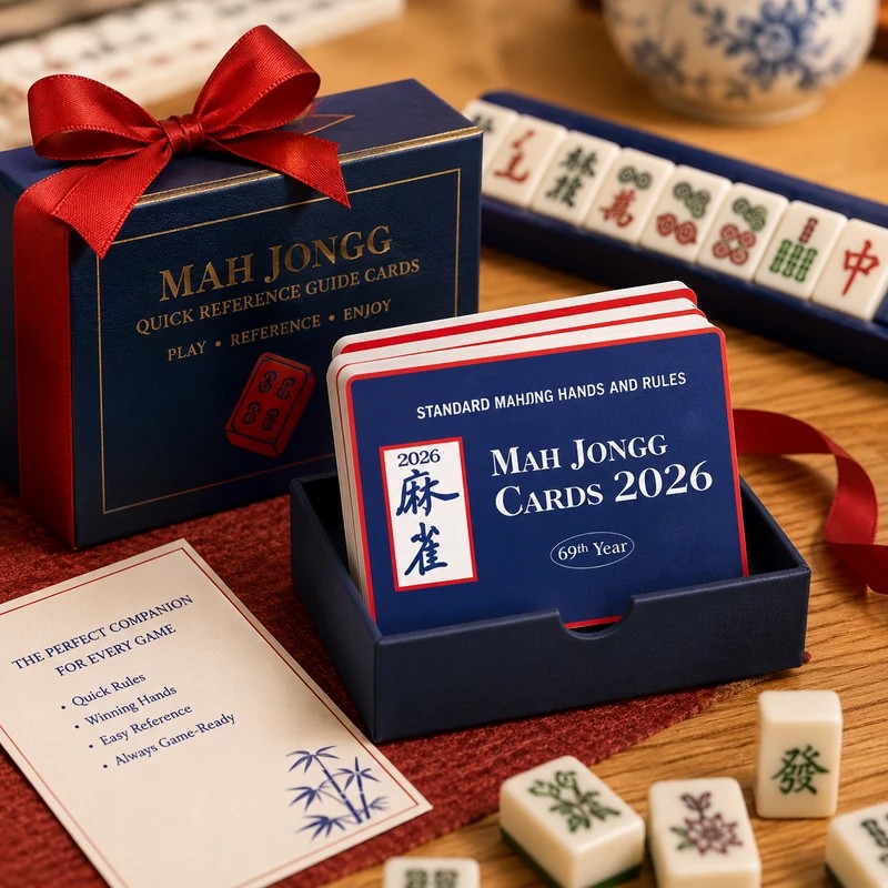 Mahjong Rules Reference Card for Beginners – Tabletop Quick Guide