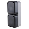 REV 0004080400 AquaStorm Double Socket, Wet Room Socket, IP55, Two-Pole,