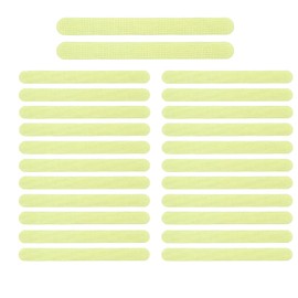 QhgPnt 24PCS Glow in Dark Anti Slip Tape, Glow In The Dark Stickers, Anti Slip Decking Strips, for Staircases, Bath Floor, Bathtub, Kitchen, Swimming Pools