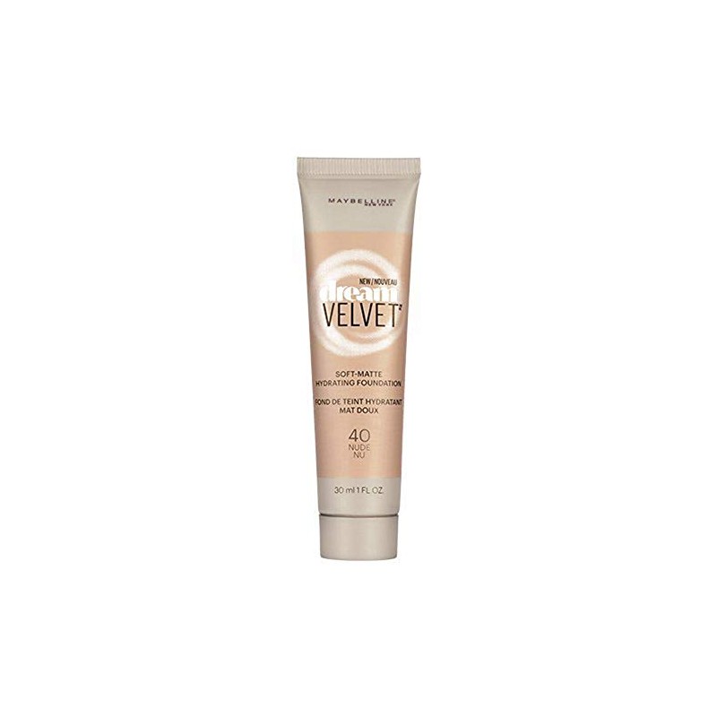 Maybelline Dream Velvet Soft-Matte Hydrating Foundation, Nude, 1 fl. oz.