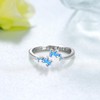 SCZKLAQ Sterling Silver Hammerhead Shark Ring - Adjustable Cute Animal