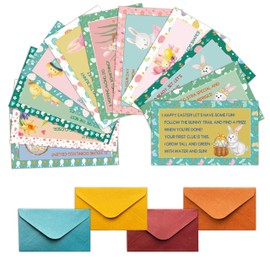 wenhihsiy Easter Scavenger Hunt Games, Easter Treasure Hunt Clues Game Cards, Easter Party Games for Family Friend Groups, Easter Party Decorations Favors Supplies, 03