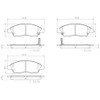 Balatas Cerámicas Delanteras BREMBO Compatible con Nissan Versa 1.6L L4