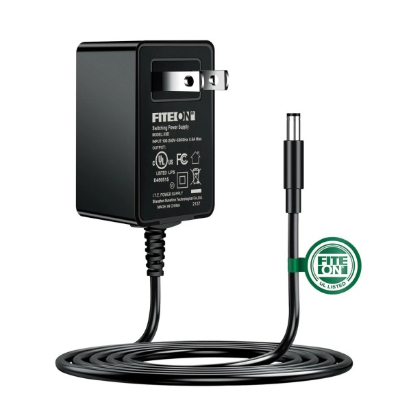Fite ON UL 5ft AC DC Adapter for Cross Match