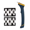 MANUFORE Soft Grip Contour Paint Scraper with 6 Different Blade