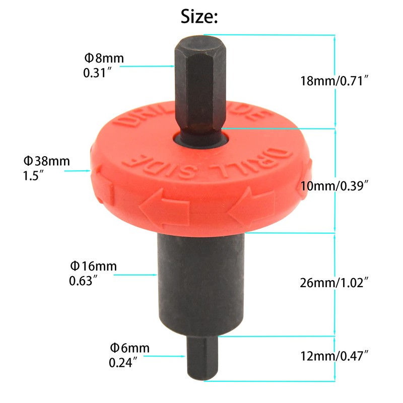 LuckySlycyc Electric Engine Drill Bit Adapter,Compatible with All Electric Start