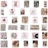 120Pcs Pink Ballet Aesthetic Stickers with Positive Affirmation Quotes