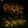 CHBKT 4-Pack Solar-powered Mason Jar Lights (Mason Jar / Handle