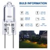 GY6.35 Light Bulbs, 12V 35W Crystal Clear Halogen Bulb 2