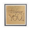 Spellbinders Glimmer Hot Foil Plate-Faux Script Thinking of You, Multi-Colour,