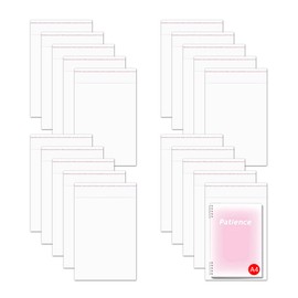 Large Crystal Clear Resealable Cellophane Bags 100 Count 9" x 12" Self Sealing Cello Bags Big Adhesive Plastic Bags for Packaging Toys T-Shirts Favors Gifts and Products