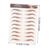 TOVINANNA 8pcs Hair-like Eyebrow Stickers for Natural Look Easy to