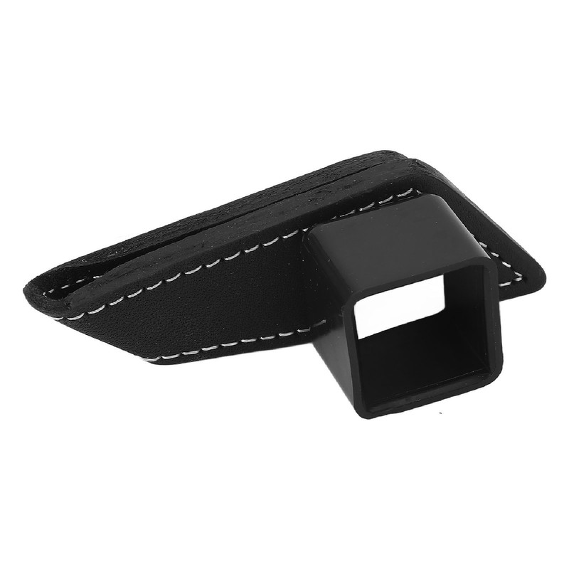 Magnetic Billiard Chalk Holder Aluminium Alloy Black with Leather Belt