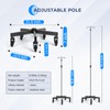 Konmee IV Poles with Wheels IV Stands 2 Hooks 5
