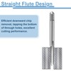 sourcing map 6pcs Straight Flute Thread Tap, 10-32 UNF Screw
