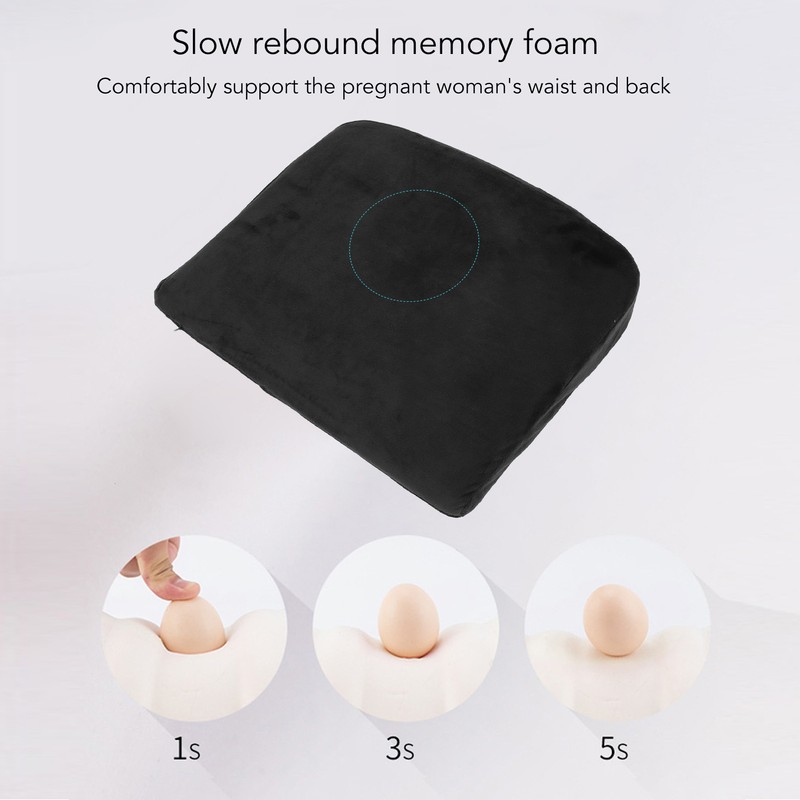 Pregnancy Wedge Pillow Memory Foam Breathable Ergonomic Maternity Back and
