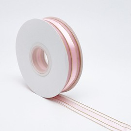 Capesaro Pink Ribbon - Organza Sheer Ribbon,1 Inch x 50 Yards Gift Satin Ribbon for Party Decoration,Gift Wrap,DIY Crafts