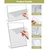 Waaqkid 12 Pack 4x6 / 6x4 Clear Acrylic Photo Frames,