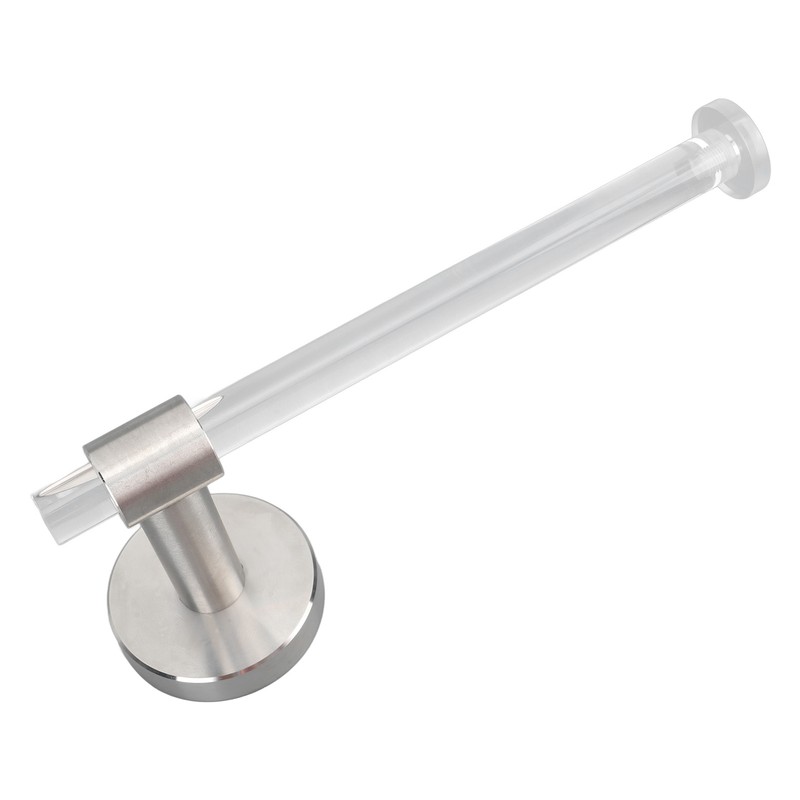 Bathroom Towel Rack Holder Hanger Transparent Light Luxury Acrylic Wall