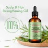 Aceite De Romero Biotina Crecimiento Cabello Cejas Pestañas